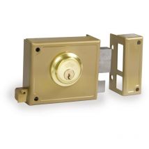 JIS - cerradura de sobreponer golpe y llave. izquierda 12-12I