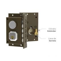 Dorcas - cerradura c9111i c/especial ll/serreta izq. , Cerradura C9111I Izquierda Cerradura mecánica de sobreponer de alta resistencia debido a su