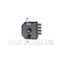 Tover - cerradura sobreponer con varillas golpe y llave 60/I esmaltada marron - 930AF35IM