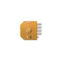 Tover - Cerradura seg. sobr. 1p oro 7000 dcha con resbalon 700