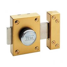 Tesa Assa Abloy - tesa cerradura tesa 2101-ae/50 , Cerradura Tesa 2101-ae/50. - Palanca de acero niquelado.- El cerradero lateral constituye una caja