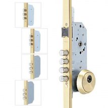 Talleres De Escoriaza - Cerradura Seg.tesa 5p Tlbf5scle Oro Entrada 50mm Cerradero 40mm S/cilindro