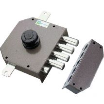 Mottura - Cerradura triple Art. 631 631 Izquierda e 63 - Mm 132 x 146