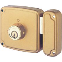 Ucem - Cerradura sobreponer 4124 hb - 10 cm - Derecha