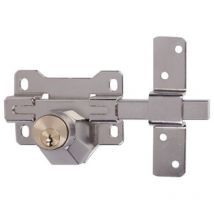 A3P 85mm Schloss mit Schlüssel/Zylinderschlüssel. Runde bemalte Inselchen