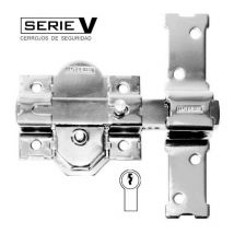 Cerrojo Sobreponer Llave Serreta 31 Cilindro 50 Mm. Cromado - 30673