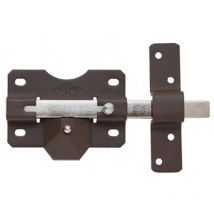 Cerrojo b3n 85mm boton/llave bomb. Redondo niquelado cays