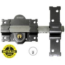 Interfer - Cerrojo sobreponer con llave interior 11-b cilindro 50 mm. p