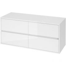 Cersanit - Crea - Meuble-lavabo, 53x120x45 cm, 4 tiroirs, blanc S931-002