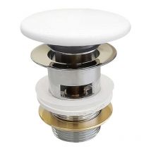 Cersanit - Crea - Verschließbares Ablaufventil, ClickClack, weiß K99-0223