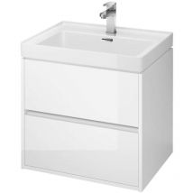 Cersanit - Crea - Waschbeckenunterschrank, 53x59x45 cm, 2 Schubladen, weiß S924-003