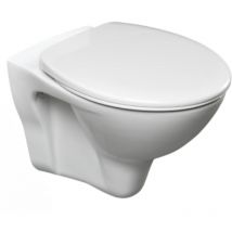 Fayans S-line Pro Inodoro suspendido + Asiento, Blanco (S-LinePro) - Cersanit