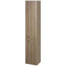 Cersanit - Lara - Hochschrank, 150x30x25 cm, 2 Türen, Scharniere links/rechts, Walnuss S926-008-DSM