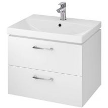 Cersanit - Lara - Meuble avec lavabo, 45x59x45 cm, 2 tiroirs, blanc S801-142-DSM