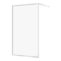 Cersanit - Larga - Paroi de douche Walk-In, 120x200 cm, chrome/verre clair S932-137