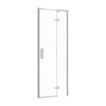 Cersanit Larga - Porte de douche 80x195 cm, droite, chrome/verre clair S932-115