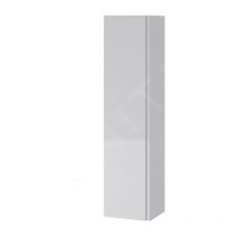 Moduo - Armoire haute, 160x40x34 cm, 1 porte, charnières g/d, miroir intérieur, gris S929-019 - Cersanit
