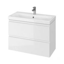 Moduo - Meuble-lavabo, 57x80x38cm, 2 tiroirs, blanc S929-002 - Cersanit
