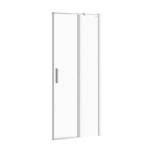 Cersanit - Moduo - Porte de douche 80x198 cm, droite, chrome/verre clair S162-004