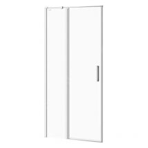 Cersanit - Moduo - Porte de douche 90x198 cm, gauche, chrome/verre clair S162-005