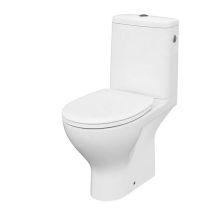 Cersanit - Moduo - wc à poser avec abattant SoftClose, sortie vario, remplissage latéral, CleanOn, blanc K116-030