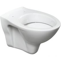 S-line Pro Wall-hung single bowl with horizontal drain, White (K588-003) - Cersanit