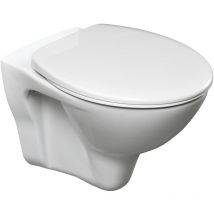 Cersanit - S-line Pro Wall-hung toilet bowl Fayans + Toilet seat, White (S-LinePro)