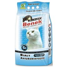 Certech Super Benek White Antibacterial - Litière Agglomérante Pour Chat 5 L