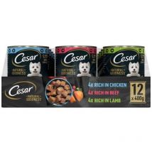 Natural Goodness Tins Mixed Selection In Loaf 12x400g - 267141 - Cesar