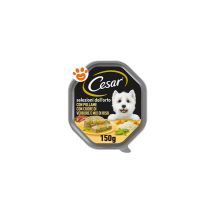 Cane Selezioni Dell'orto 150gr Pollame Con Cuore Di Verdure E Riso - Cesar