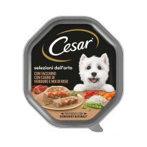 Selezione Dell'Orto Patè per Cane Adult Mini da 150 gr Tacchino con Cuore di Verdure e Mix di Riso - Cesar