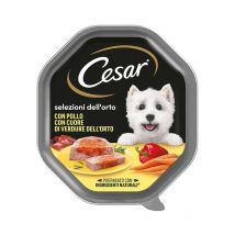 Selezione Dell'Orto Patè per Cane Adult Mini da 150 gr Pollo con Cuore di Verdure - Cesar