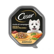 Ricette di Campagna per Cane Adult Mini da 150 gr Pollo, Verdure e Prezzemolo - Cesar