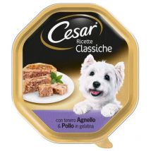 Ricette Classiche per Cane Adult Mini da 150 gr Agnello e Pollo in gelatina - Cesar