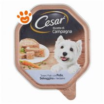 Cesar Cane Selezioni dell'Orto 150gr Selvaggina Pollo e Verdure