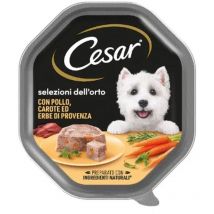 Cesar Cane Selezioni dell'orto 150gr Pollo Carote ed Erbe di provenza