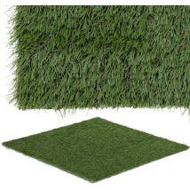 Hillvert - Césped artificial - 100 x 100 cm - Altura: 30 mm - Cantidad de briznas: 14/10 cm