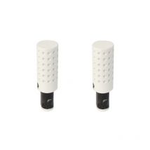 2 embouts pour barre de vitrage, Diam.10 mm, blanc Design - Cessot