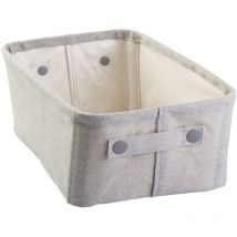 Interdesign - Cesta de almacenamiento rectangular 22x34cm de papel trenzado