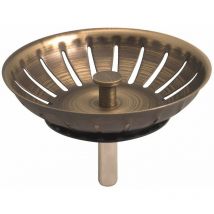 Lb Plast - Cesta de repuesto Bronce Antiguo para desagües de fregaderos de cocina l.b. Plast DC1158-PIR Bronce