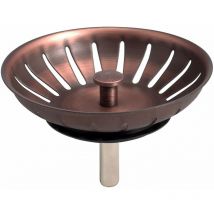 Lb Plast - Cesta de repuesto cobre viejo para desagües de fregaderos de cocina l.b. Plast DC1158-COP cobre