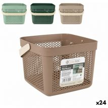 Cesta multiusos confortime plástico 8 l 23,5 x 23,5 x 18,5 cm (24 unidades)
