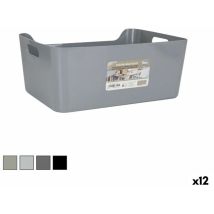 DEM - Cesta multiusos con asas 33 x 24 x 14,5 cm (12 unidades)