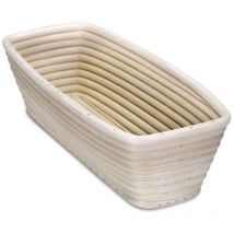 Stadter - Cesta para pruebas Städter rectángulo ratán 26,5cm h 6,5 cm