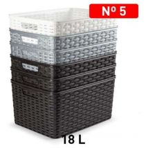 Cesta Rattan 18Lt 38X28 11714A6 11714