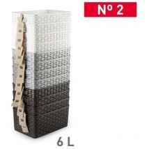 Cesta Rattan 6Lt 29X19.5 Rosa 11827A6