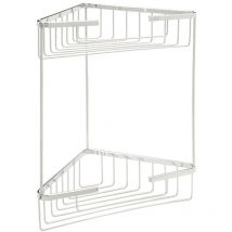 Maurer - 5421215 Cestillo Inoxidable Rincón 2 Alturas 19x19x35 cm, Multicolor