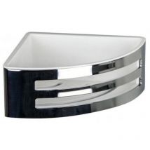 Novellini Box Doccia - Panier d'angle avec 2 fentes novellini R90CESTE0B Chrome-Blanc