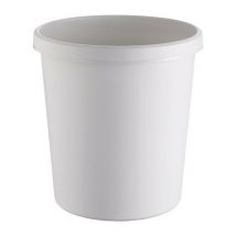Cestino carta 18l H331xØ315mm con bordo maniglia Ku.grigio chiaro (Per 6)