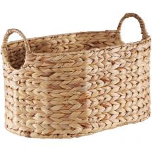 Cestino Medio in Giacinto marino con Maniglie - H23 cm